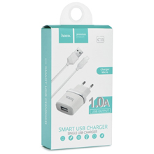 CARICABATTERIE USB 1A + CAVO MICRO USB BIANCO IN BLISTER