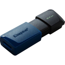 PENDRIVE USB KINGSTON DTXM 3.2 64GB BLACK/BLUE
