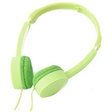 CUFFIE OMEGA OVER EAR FH-3920 GREEN RIPIEGABILI