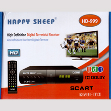 HAPPY SHEEP RICEVITORE DIGITALE TERRESTRE DVB T2 TV SCART HDMI 1080P