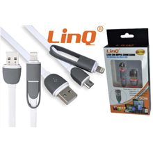 CAVO USB CON DOPPIA CONNESSIONE LIGHTNING - MICRO USB