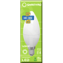SHANYAO LAMPADINA LED E14 4W C37 4000K LUCE NATURALE