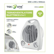TERMOVENTILATORE ELETTRICO 2 IN 1 2000W 0000FH-03