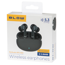 AURICOLARI BLUETOOTH 5.3 EARBUDS BTE600 NERI