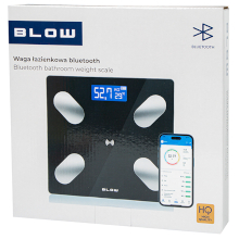 BILANCIA PESAPERSONA BLUETOOTH 180KG NERA