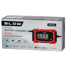 CARICABATTERIE AUTOMATICO 12V 6A LIFEPO4 AGM GEL
