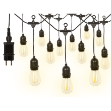 FILO DI LUCI DA ESTERNO 220V 9M 12 LAMPADINE