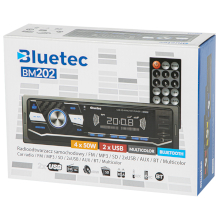 RADIO BLUETEC BM202 MP3 / USB / MICRO SD / BLUETOOTH 4X50W