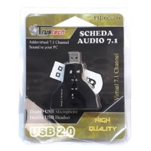 SCHEDA AUDIO 7.1 CANALI USB 2.0 TR-6576 TRUSTECH