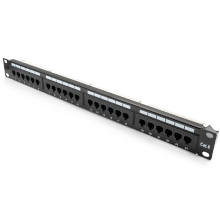 PATCH PANEL UTP CAT6 24 PORTE RJ45 PER ARMADI RACK DA 19