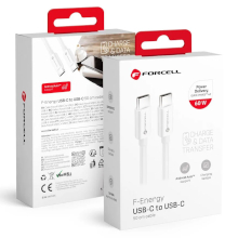CAVO FORCELL C338 USB-C USB-C QC4.0 PD 3A 60W 0.5M BIANCO