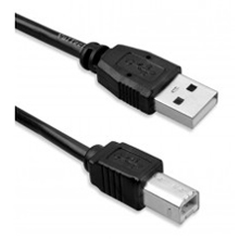 CAVO USB2.0 STAMP. AM/BM OD4.0 28AWG 3 MT COL. NERO