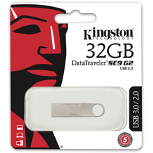 PENDRIVE 32GB KINGSTON DATATRAVELER SE9 G2 3.0