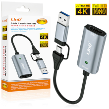 ADATTATORE DA HDTV A TYPE-C + UCB 3.0