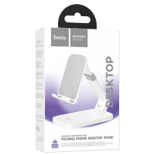 SUPPORTO DA TAVOLO PER SMARTPHONE HOCO HD8 BIANCO