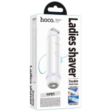 RASOIO DEPILATORE DA DONNA HOCO HP81 A DOPPIA LAMA BIANCO