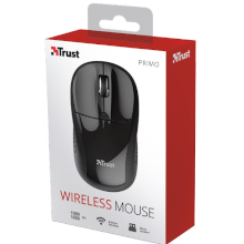MOUSE OTTICO TRUST WIRELESS CON 3 PULSANTI NERO