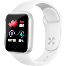 SMARTWATCH FITNESS LCD 1,4 PEDOMETRO CARDIO SONNO BIANCO