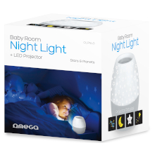 LAMPADA DA NOTTE CON PROIETTORE LED