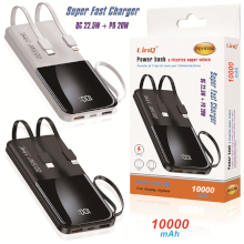 POWER BANK FAST CHARGE 10000MAH NERO-BIANCO