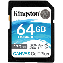 MEMORIA SD CANVAS GO PLUS 64 GB 170MB/S
