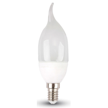 LAMPADINA LED E14 4W CANDELA A FIAMMA 2700K BIANCO CALDO