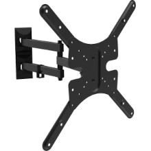 STAFFA PER TV DOPPIO SNODO UNIVERSALE NERA 13/55 TC-ST029