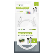 CAVO ANTENNA TV M/F 1.5M BIANCO TV101