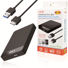 BOX ESTERNO 2.5 PER HARD DISK SATA USB 3.0