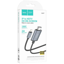 CAVO HOCO UA27 DA LIGHTNING A HDMI 2M SILVER