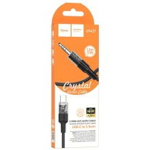 CAVO AUX HOCO UPA27 DA JACK 3.5MM A USB-C 1.2M NERO