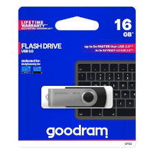 PENDRIVE GOOD RAM TWISTER USB 3.0 16 GB BLACK