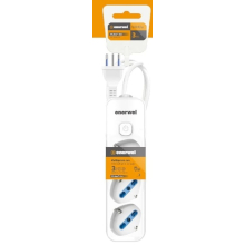 MULTIPRESA CON INTERRUTTORE A 3 USCITE 16A 250V MAX 3680W 5M